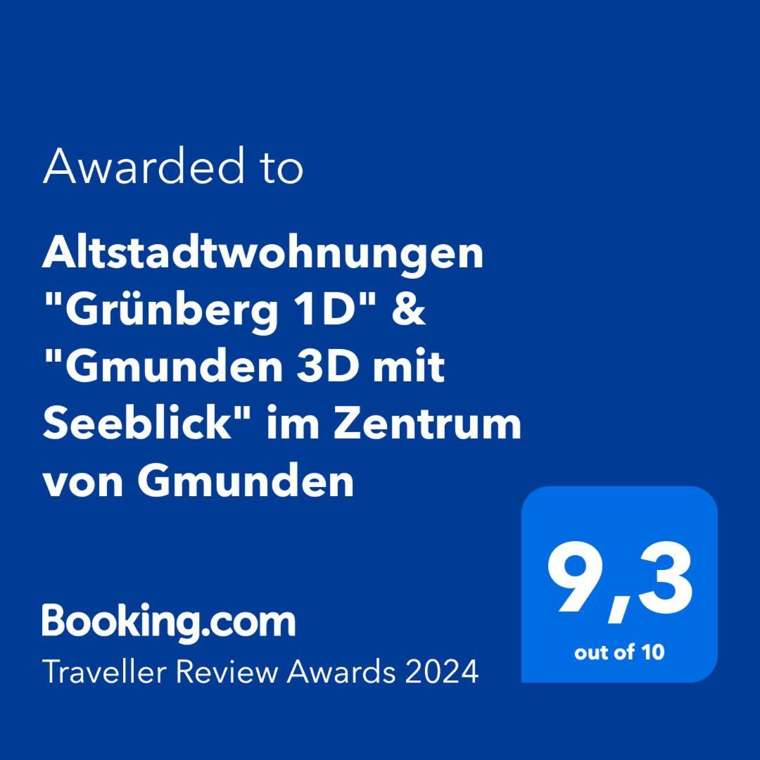 Altstadtwohnungen "Grunberg 1D" & "Gmunden 3D Mit Seeblick" Im Zentrum Von Gmunden Exterior photo